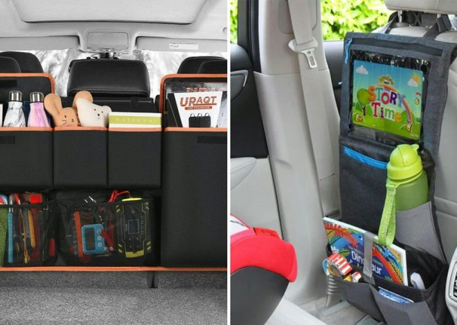 Tsumbay Car Backseat Organizer with Tablet Holder: The Ultimate Solution for a Clutter-Free and Entertaining Car Ride