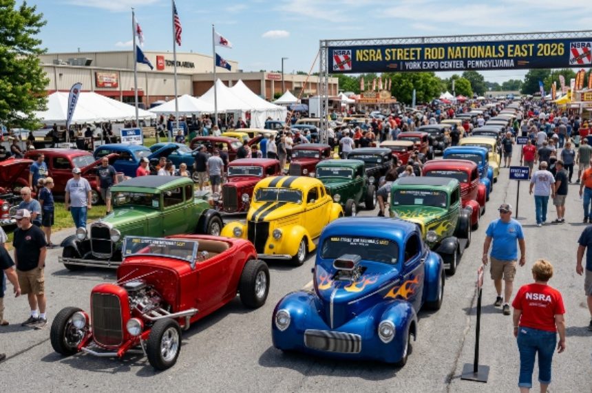 NSRA Street Rod Nationals East 2026 York PA: Full Event Schedule, Highlights, and Must-See Street Rods