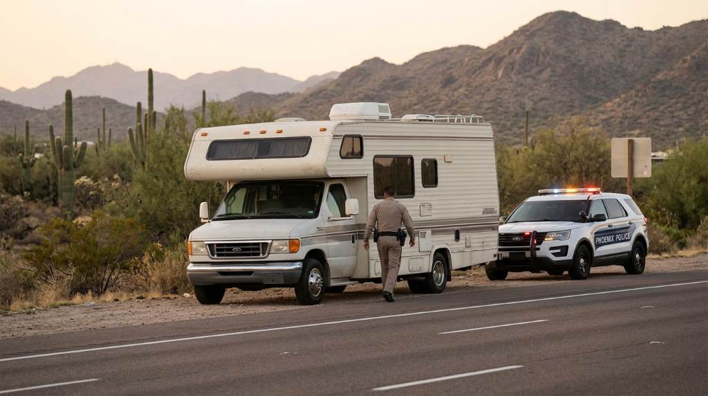 Why Phoenix, AZ Campers Face Highway Fines