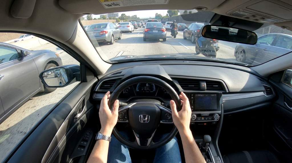Traffic congestion affecting advanced steering system performance