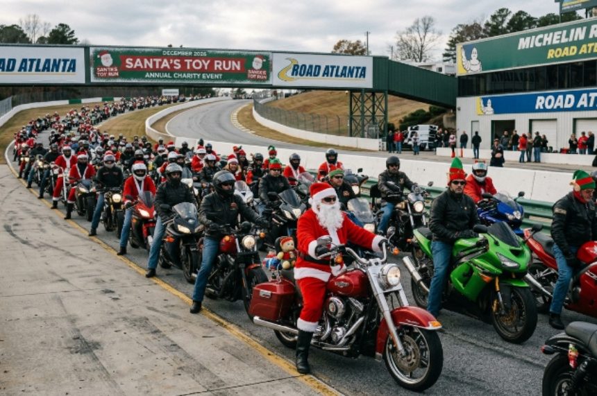 Santa’s Toy Run – Road Atlanta 2026: Dates, Registration, Route, Schedule, Toys and Complete Event Guide