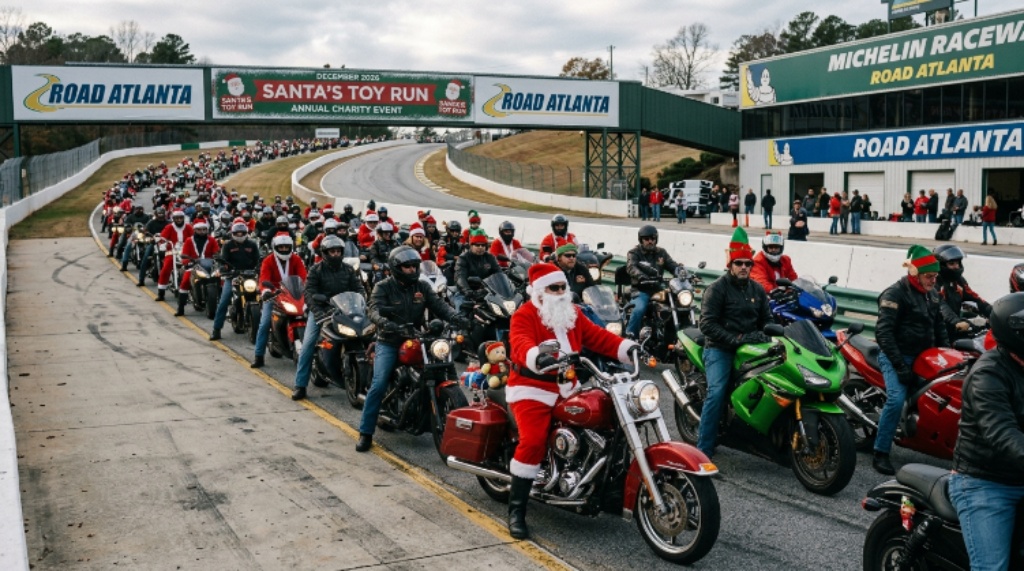 Santa’s Toy Run – Road Atlanta 2026: Dates, Registration, Route, Schedule, Toys and Complete Event Guide