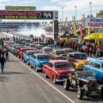 MOONEYES Christmas Party Show and Drag 2026: Dates, Tickets, Cars, and Drag Racing