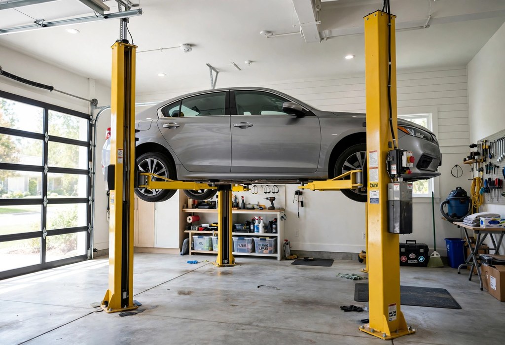 Car Lift for Garage: Types, Space Requirements, Safety, and Buying Guide